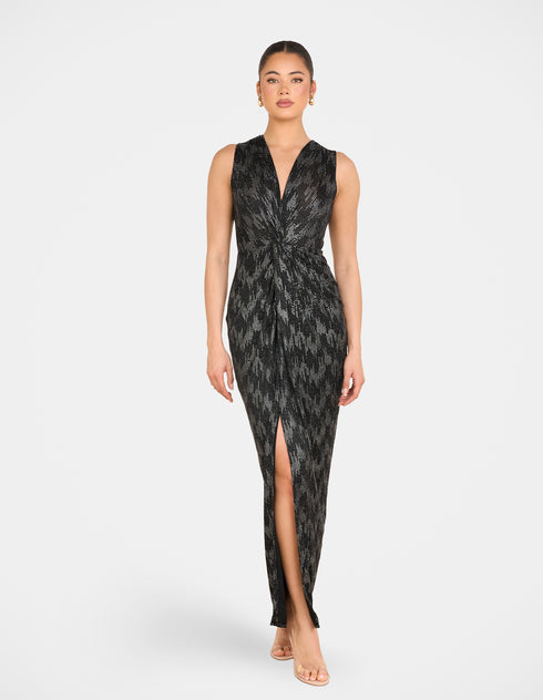 Laurentian  V-neck Gown